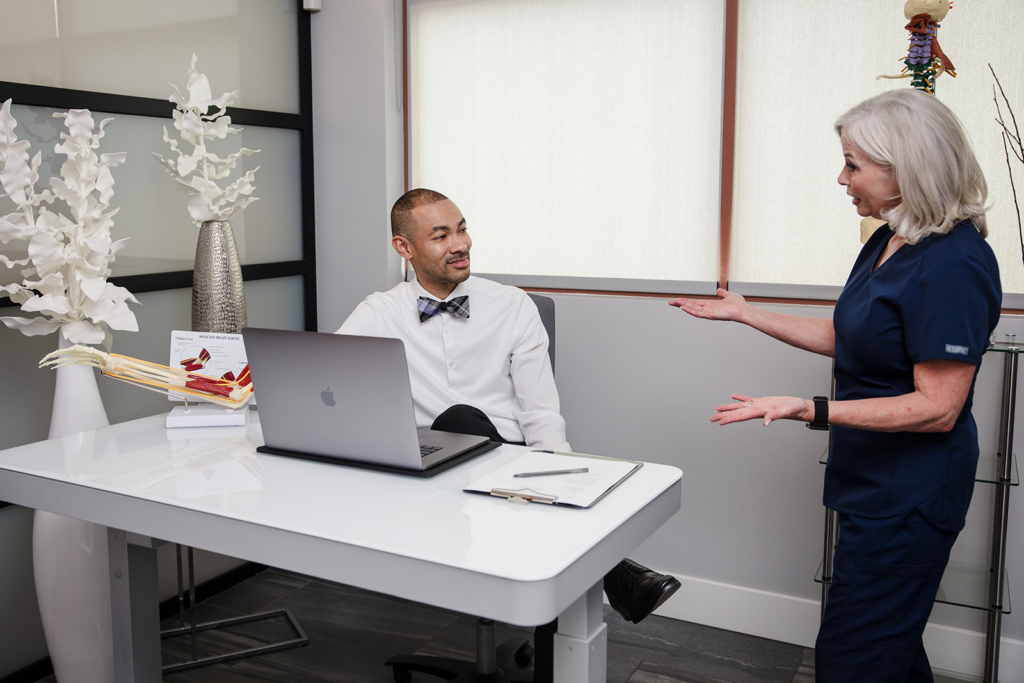 branding photography of team working in office environment in Phoenix